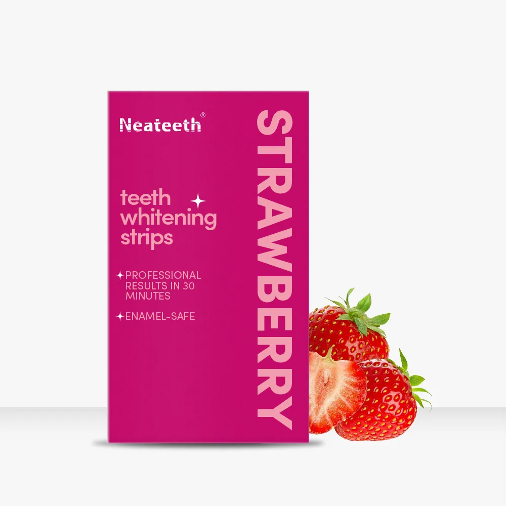 Bandes blanchissantes FruitWhite saveur Fraise